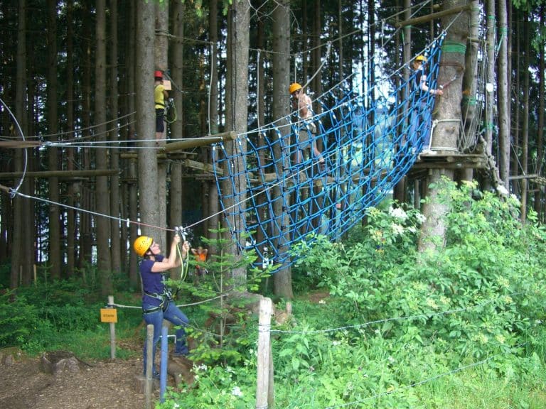 Camping Ü Stabiacciu : parcours d'accrobranche